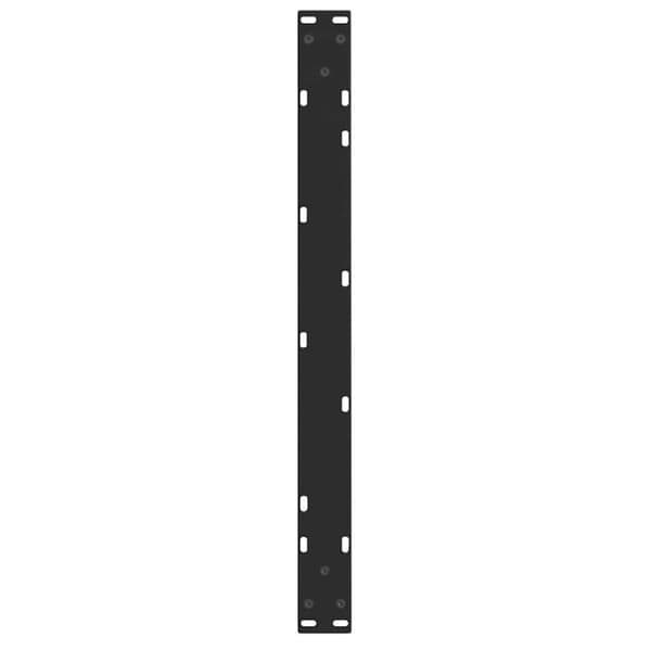 Soffbordsben V-formade 2 st svarta 70x(42-43,3) cm stål