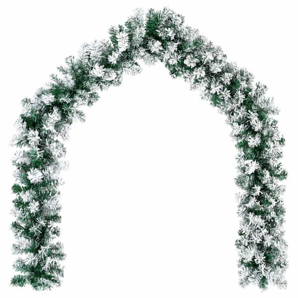 Mini-julgransset 120 cm PVC Grön och Vit