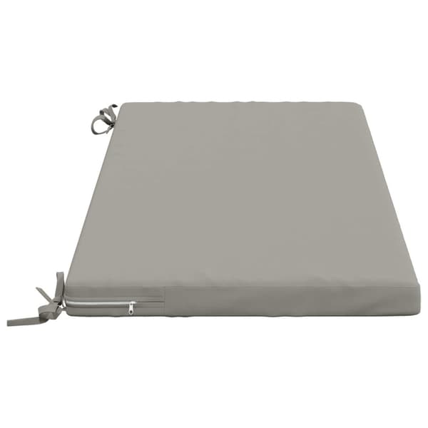 Bänk kudde SOEST 100% Polyester Grå 120 x 50 x 5 cm