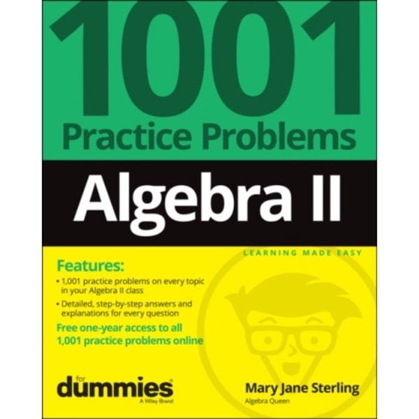 Algebra II: 1001 Practice Problems For Dummies (+ Free Online Practice) (häftad, eng)