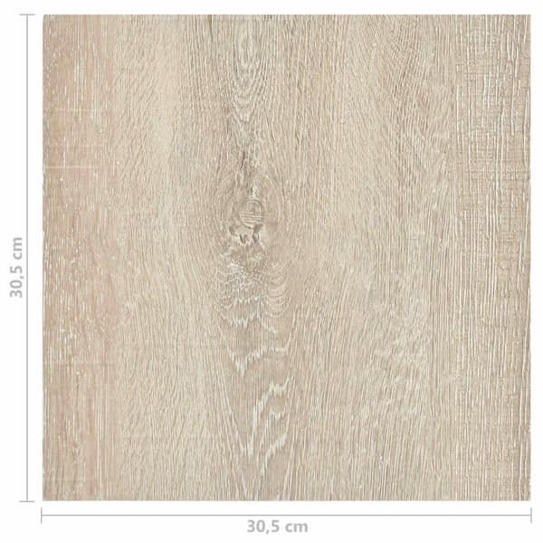Golvplankor 55 pcs Beige 5,11 m² PVC