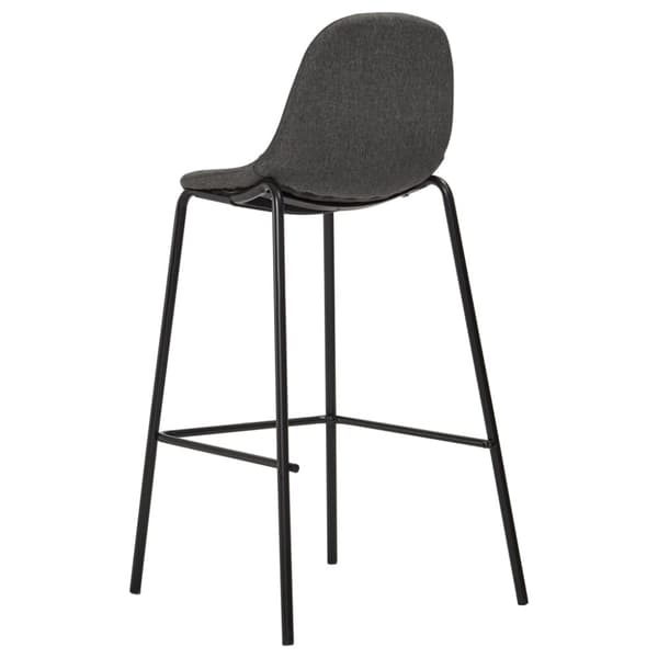 Bargrupp 3 delar tyg mörkgrå