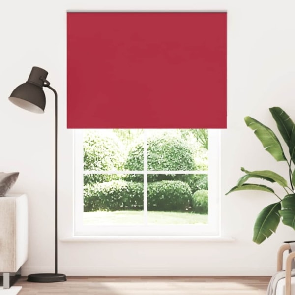 Rullgardin mörkläggningsröd 150x230 cm tyg bredd 146,6 cm