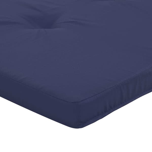 Utomhuskudde 2 pcs Mörkblå 180 x 55 x 7 cm Tyg