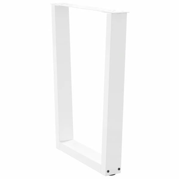 Matbordsben V-formade 3 st vita 70x(72-73,3) cm stål