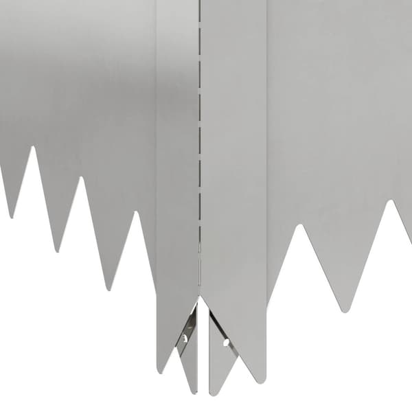 Kant för gräsmatta 60 x 60 x 35 cm Stål Silver