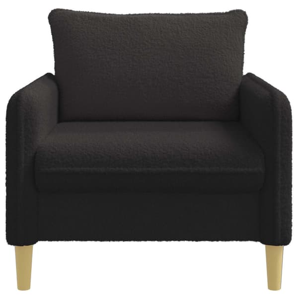 XL Fåtölj Svart Bouclé