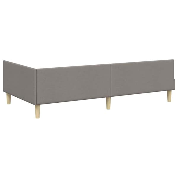 Hörn Sängram Taupe 90 x 200 cm tyg