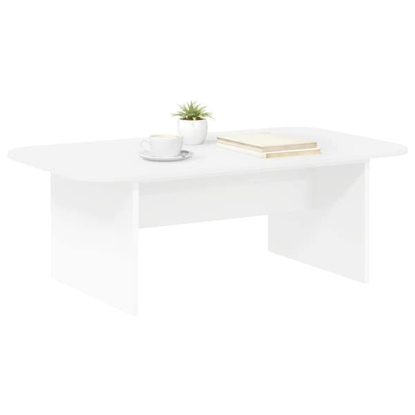 Kaffeebord Vit 93 x 53 x 33 cm Konstruerat trä