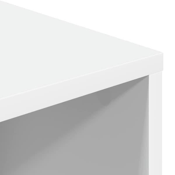 Sideboard med låda Vit 73,5 x 24 x 69,5 cm