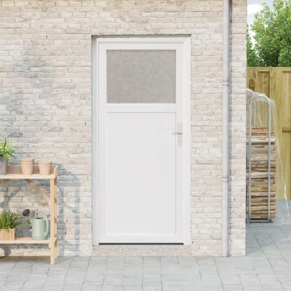 Sidentré Dörr Vit 88 x 198 cm PVC