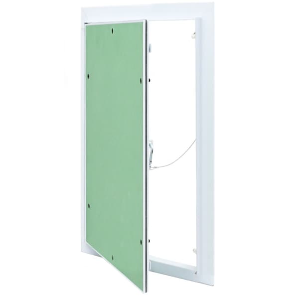 Åtkomstpanel Grön och Silver 30 x 45 cm Aluminium och gips