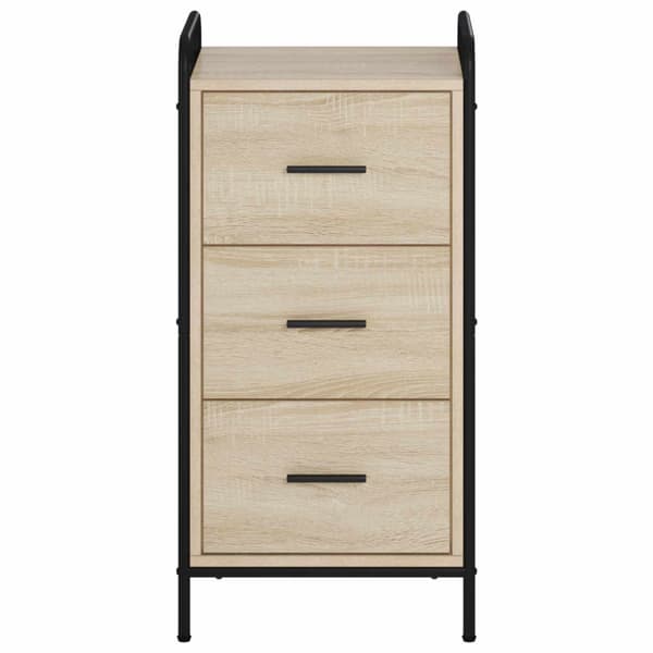 Sideboard Sonoma-ek 97 x 33 x 81 cm Konstruerat trä
