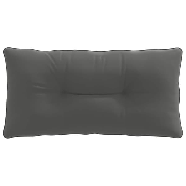 Ryggkudde PUTTEN 100% Polyester Antracit 80 x 40 x 10 cm
