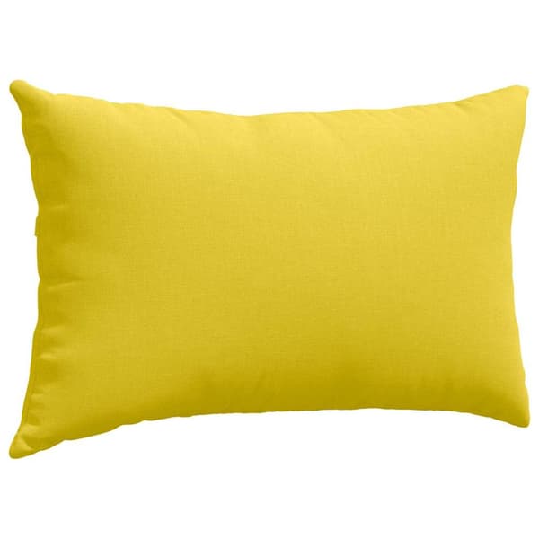 Sofakuddar 2 pcs Ljusgul 50 x 30 cm tyg