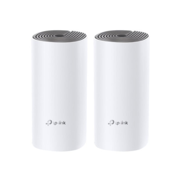 TP-Link Deco E4 - Wifi-system - Wi-Fi 5 - skrivbordsmodell Vit, Grå