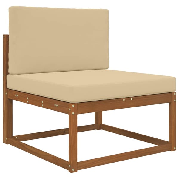 Utomhus Soffa Kudde 2 pcs Beige Polyester