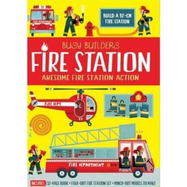 Busy Builders Fire Station (inbunden, eng)