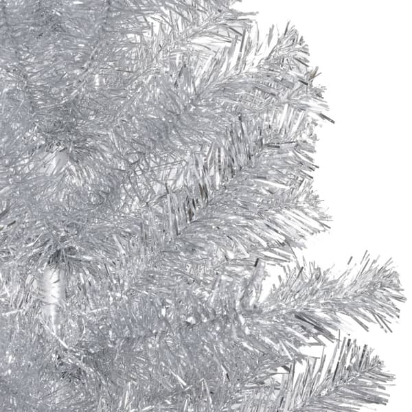 Plastgran med fot silver 120 cm PET
