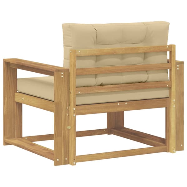 Utomhus Mellansoffa Polyester Vit