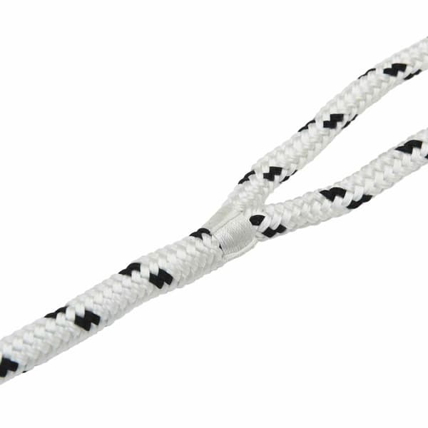 Båtsnöre 15 m 1.6 Vit och svart Polyester