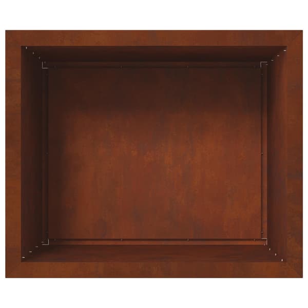 Odlingslåda med LED 2 st Rostig 50 x 60 x 48 cm