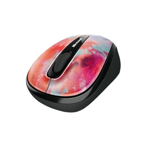 Microsoft Wireless Mobile Mouse 3500 - Limited Edition Artist Series, Tchmo - mus - 2.4 GHz Multifärg