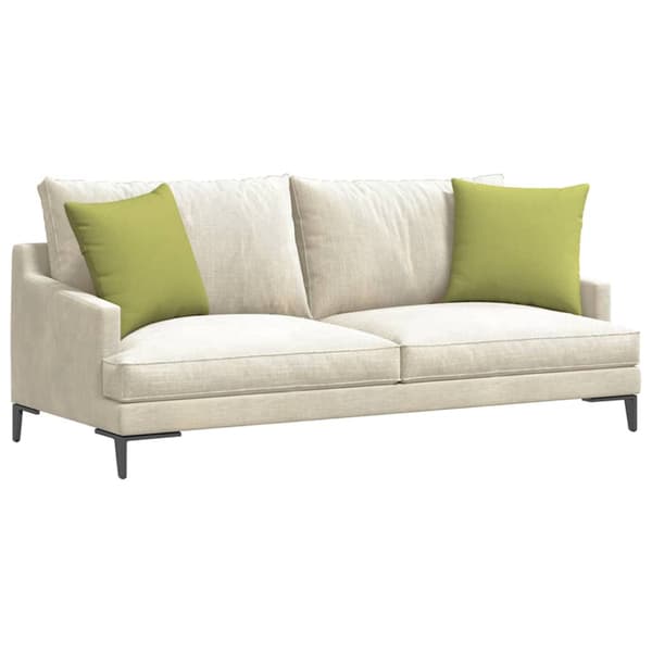 Sofakuddar 2 pcs Ljusgrön 45 x 45 cm tyg