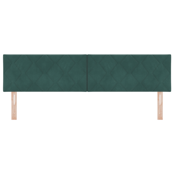 LED huvuddyna Mörkgrön 180 cm Sammet