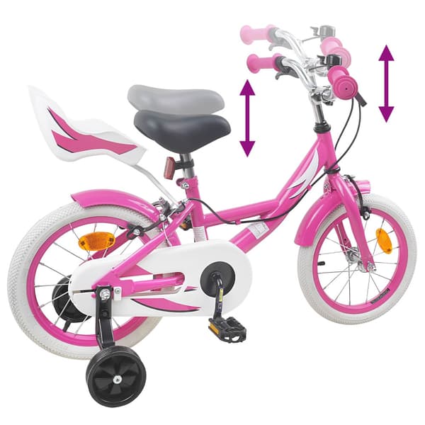 Barncykel 12 Tum för 2-4 åringar Rosa