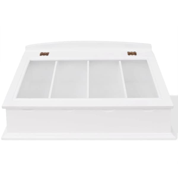 Besticklåda MDF vit barockstil