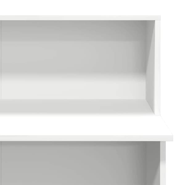 Receptionsdisk vit 100x50x103,5 cm konstruerat trä