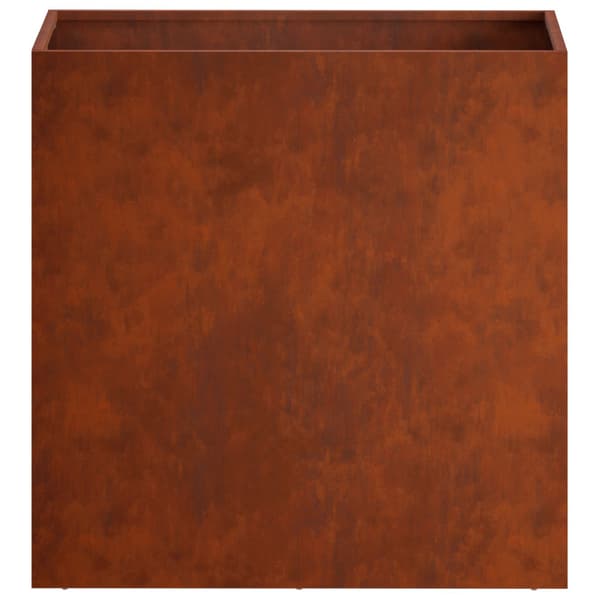 Trädgårdsplanterare 2 st Rostig 50 x 30 x 40 cm