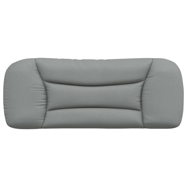 Headboard Cushion "Hvar" Light Grey 100 cm Fabric