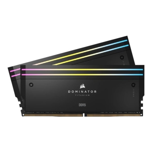 CORSAIR Dominator Titanium RGB - DDR5 - sats - 32 GB: 2 x 16 GB - DIMM 288-pin - 6000 MHz / PC5-48000 - ej buffrad