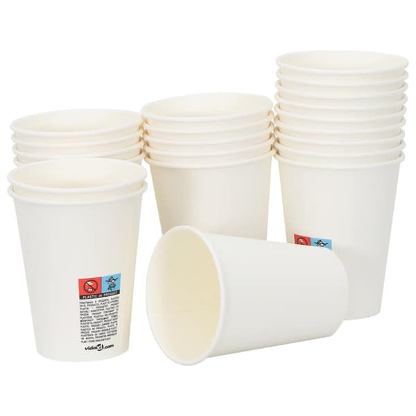Kaffekoppar i papper 1000 st 12oz 300ml vit