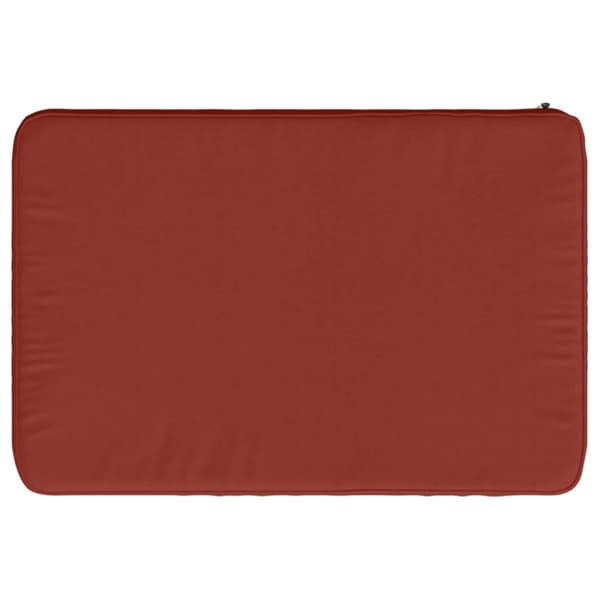 1-delad Bänk Kudde VUGHT 100% Polyester Röd 60 x 40 x 5 cm