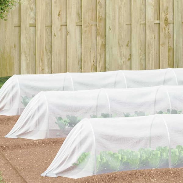 Insektsnät Vit 2 x 10 m polyeten