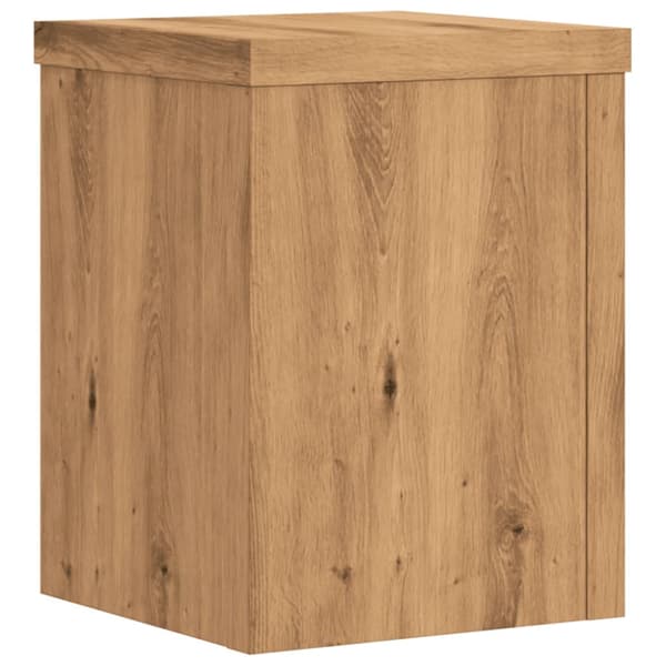 Växtställ 2 st ek 15x15x20 cm konstruerat trä