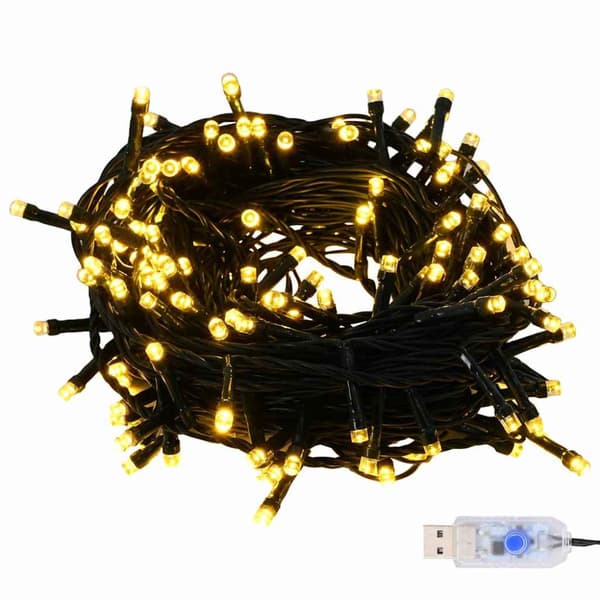 Julprydnad Set med 300 LED-lampor 120 pcs Blå Plast
