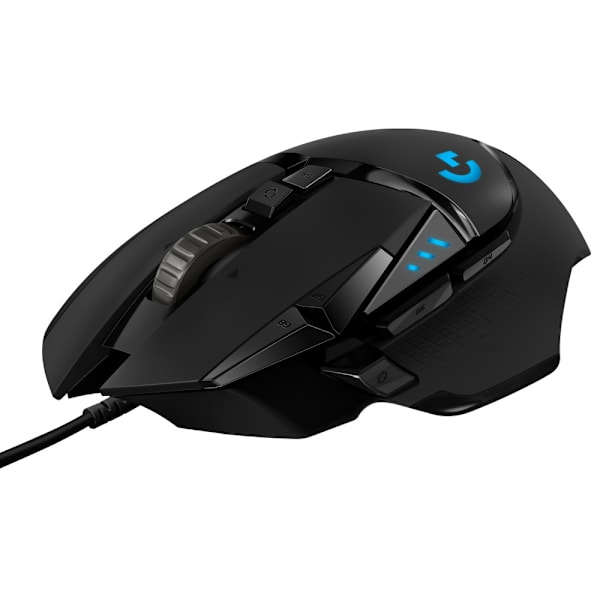 Logitech G G502 Hero datormöss högerhand USB Type-A Optisk 25600 DPI