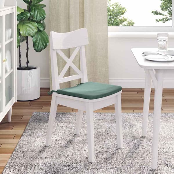 Sittkuddar 4 pcs Havgrön 40 x 40 x 3 cm Sammet