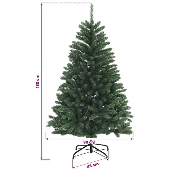 Plast Hingad Julgran 180 cm PVC Medium Grön