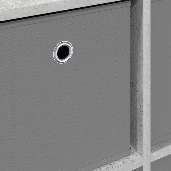 Sideboard med låda Betonggrå 68,5 x 32 x 67 cm
