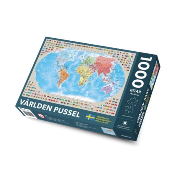 Världen pussel 1000 bitar