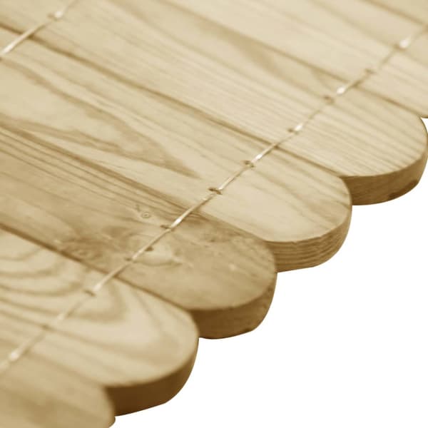 Rabattkant 2 st 120 cm impregnerad furu