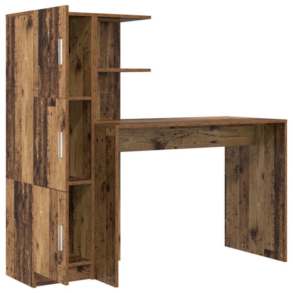 Skrivbord 2 pcs Gammalt trä