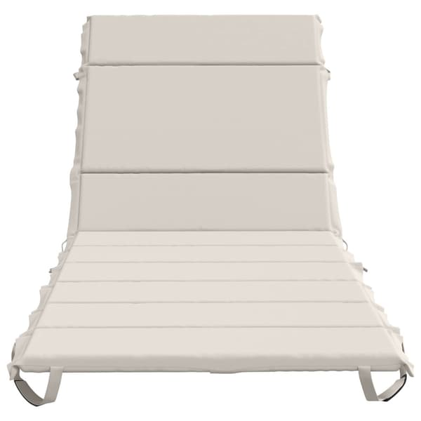 Solstol Kudde GEMERT 100% Polyester Vit 200 x 70 x 3 cm
