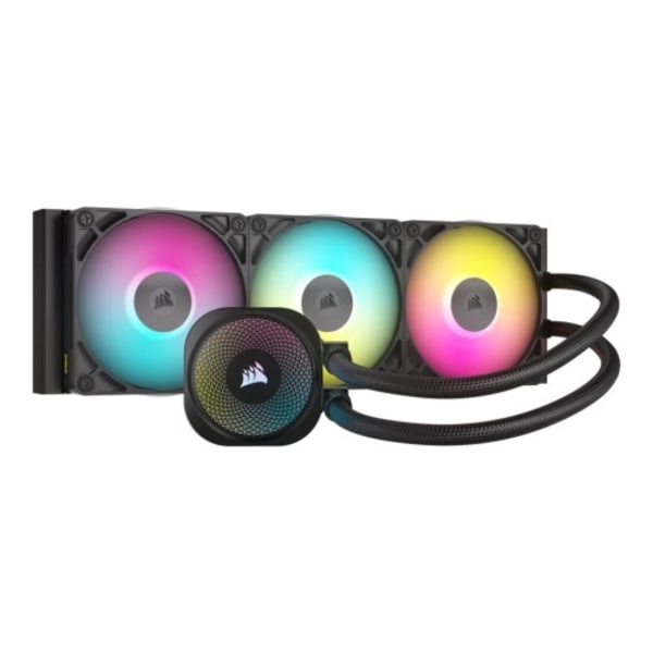 CORSAIR iCUE Link TITAN 360 RX RGB - kylsystem med vätska till processorn Svart