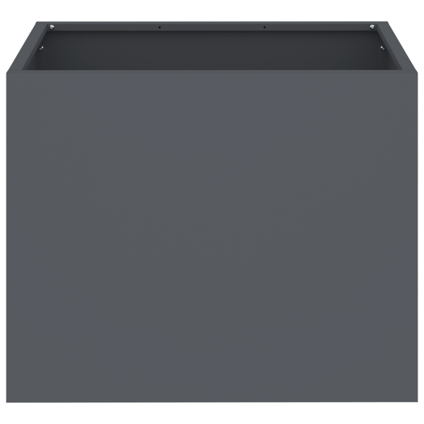 Trädgårdsplanterare Antracit 50 x 32 x 40 cm Kallvalsat stål